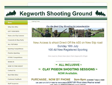Tablet Screenshot of kegworthclayshoot.co.uk